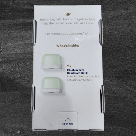 Dove Green Tea & Cucumber Deodorant Refills Aluminum Free 48 Hour - Picture 3 of 9